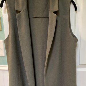 Olive Green Duster Vest